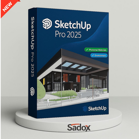 SketchUp Pro 2025 – Advanced 3D Modeling Software for Architecture & Design (Windows & macOS)