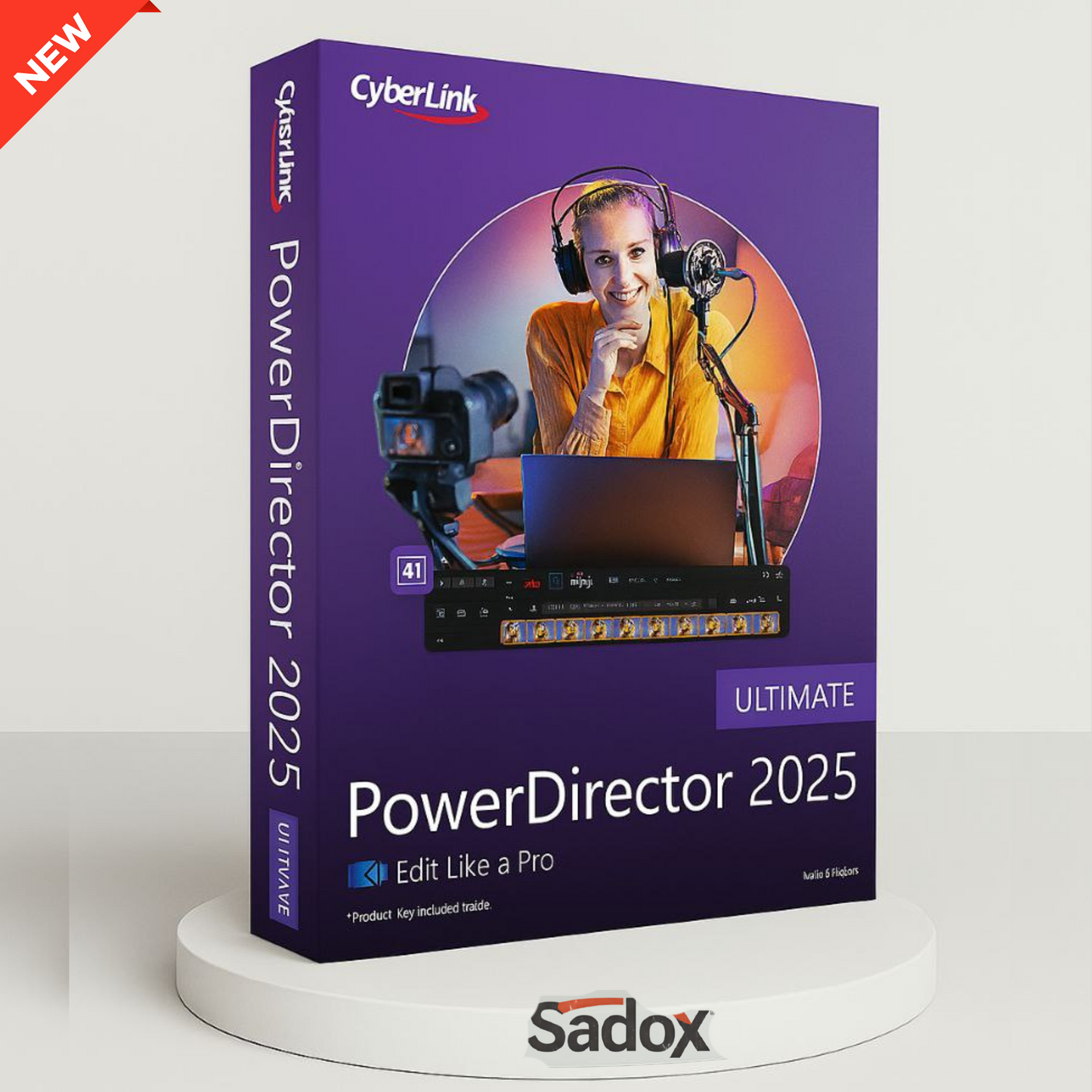 PowerDirector 2025 Ultimate – Full Version | Pro Video Editing Software | Lifetime License