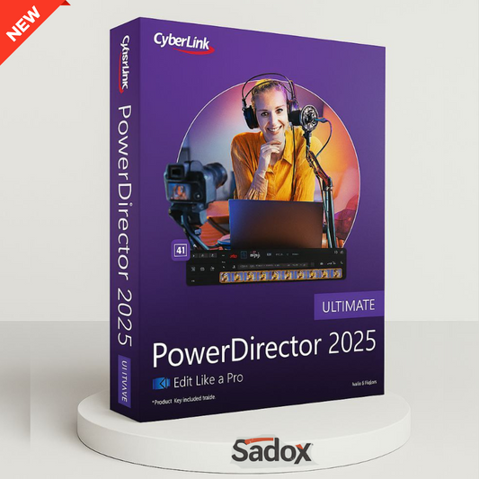 PowerDirector 2025 Ultimate – Full Version | Pro Video Editing Software | Lifetime License