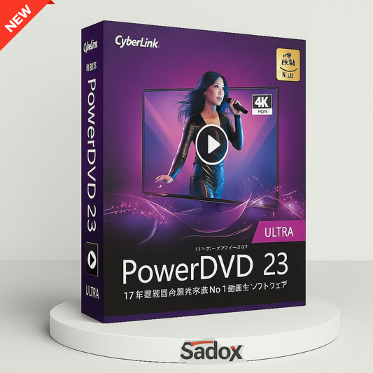 PowerDVD 23 Ultra – Full Version | 4K Media Playback & Blu-ray Support | Lifetime License (Windows + Mac)