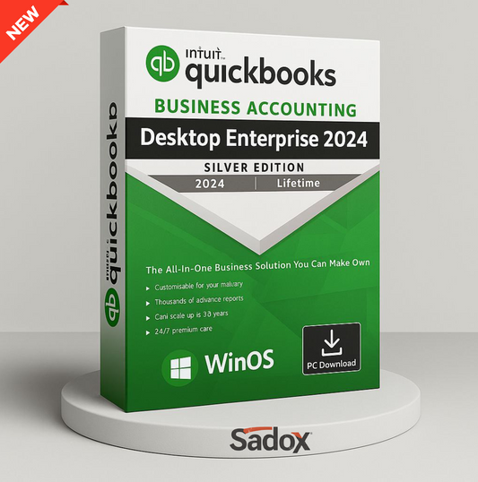 QuickBooks Desktop Enterprise 2024 – Silver Edition | Complete Accounting Suite for Business